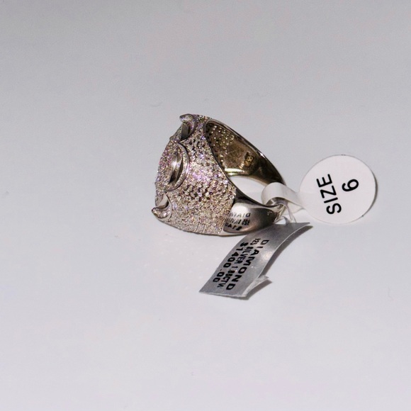 1.86 ct Natural Real Diamond Men Iced out custom Mariner Ring, FREE appraisal - Picture 5 of 5